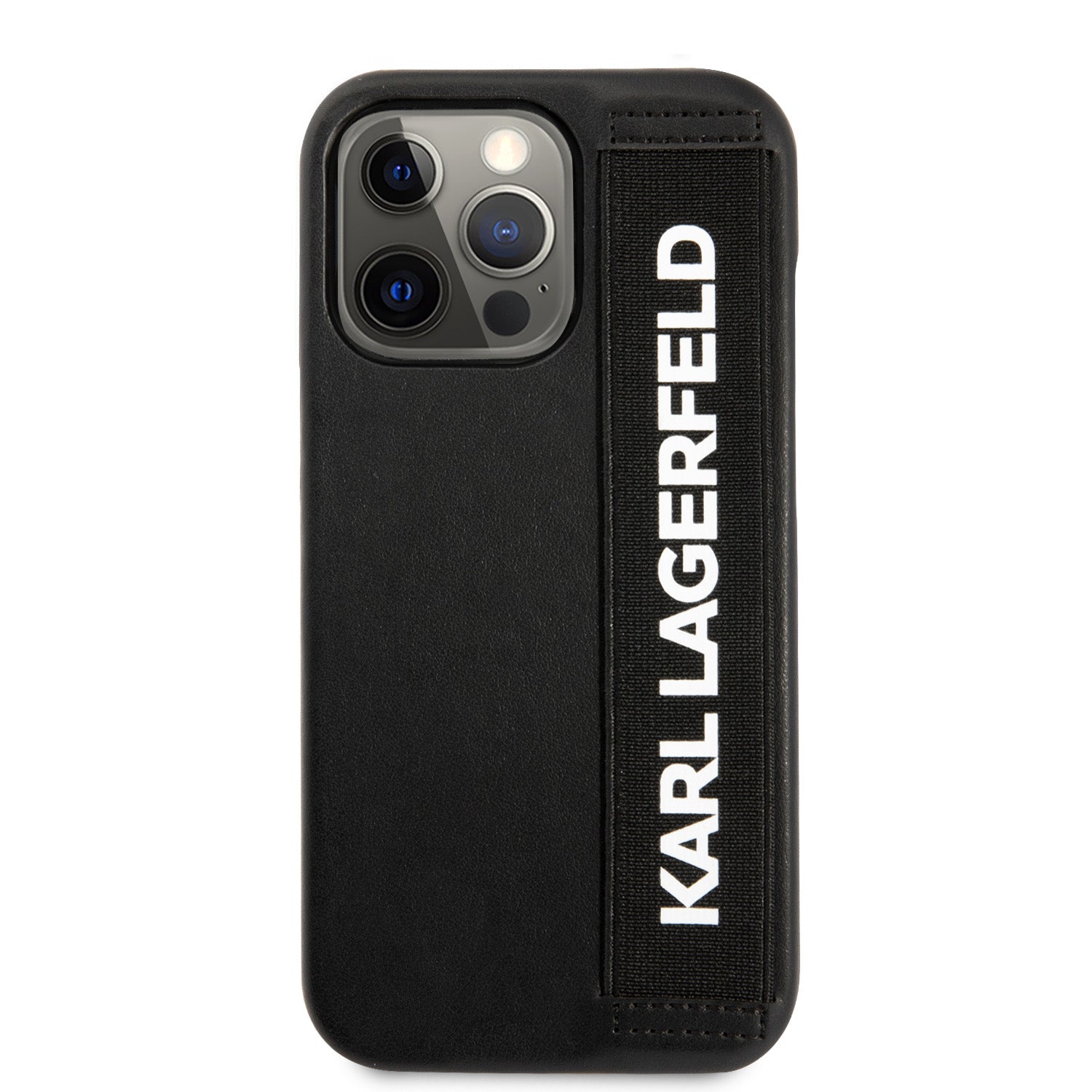 Karl Lagerfeld "Elastic Strap" Hard Case Θήκη προστασίας από σιλικόνη – iPhone 13 Pro (Black)