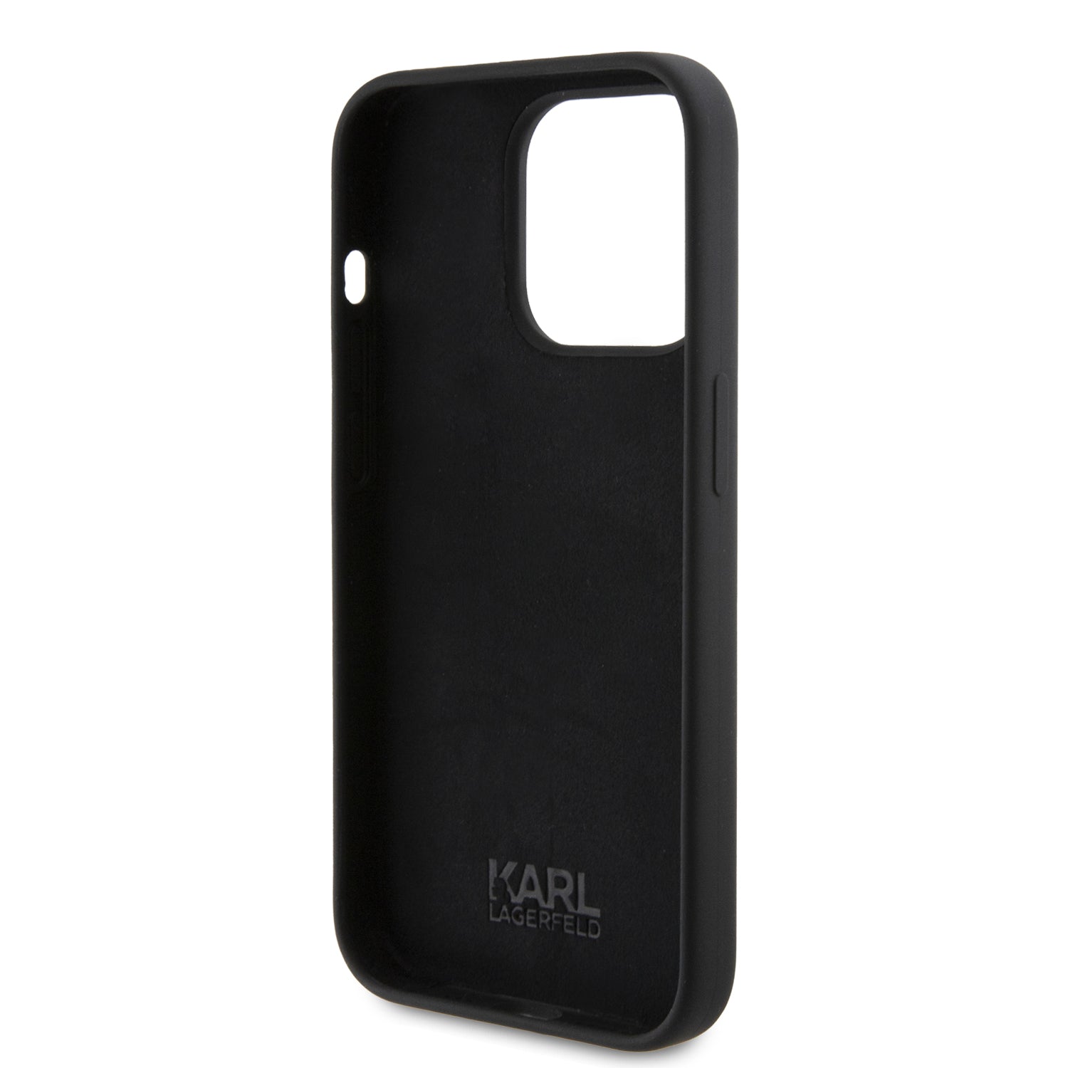 Karl Lagerfeld Crossbody Ikonik Hard Case Θήκη προστασίας από σιλικόνη – iPhone 15 (Black – KLHCP15SSCBSKNK)
