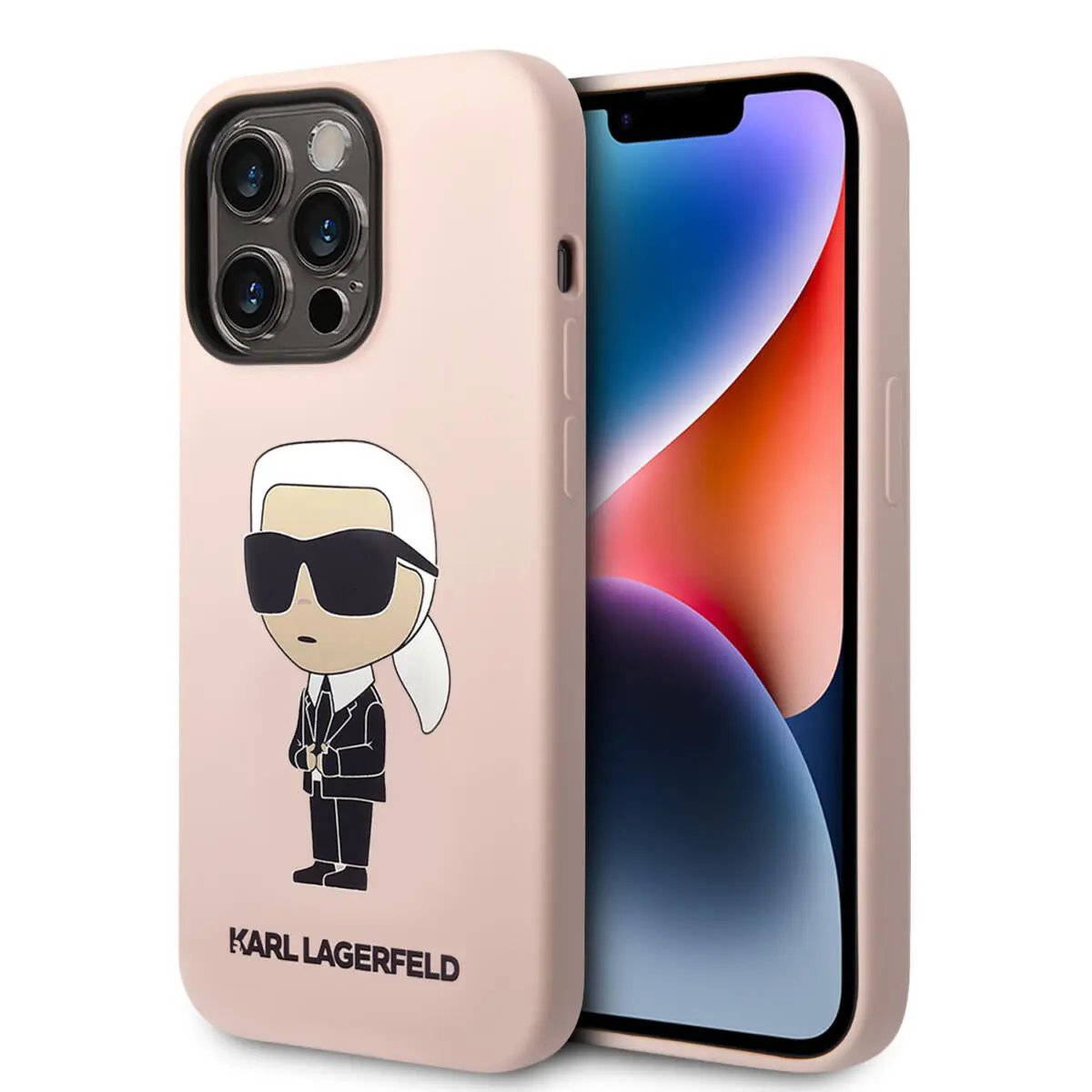 Karl Lagerfeld Nft Ikonik Magsafe Silicone Case Karl Θήκη Προστασίας Με Ενσωματωμενο Δαχτυλιδι Magsafe – Iphone 14 Pro Max (pink) – PhoneBazaar