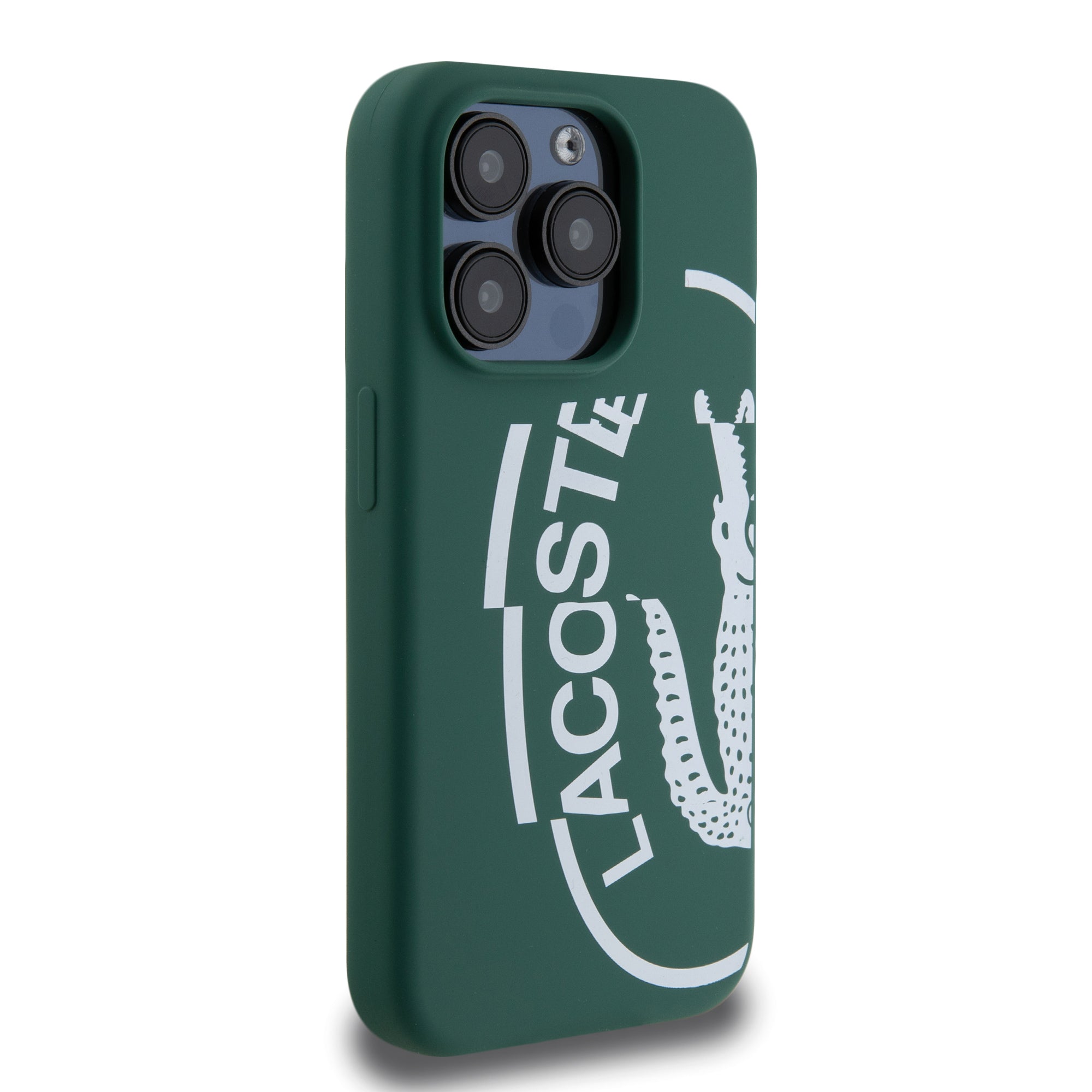 Lacoste Oval Logo Hard Case Θήκη προστασίας από Σιλικόνη για iPhone 15 Pro (Πράσινο/Λευκό)