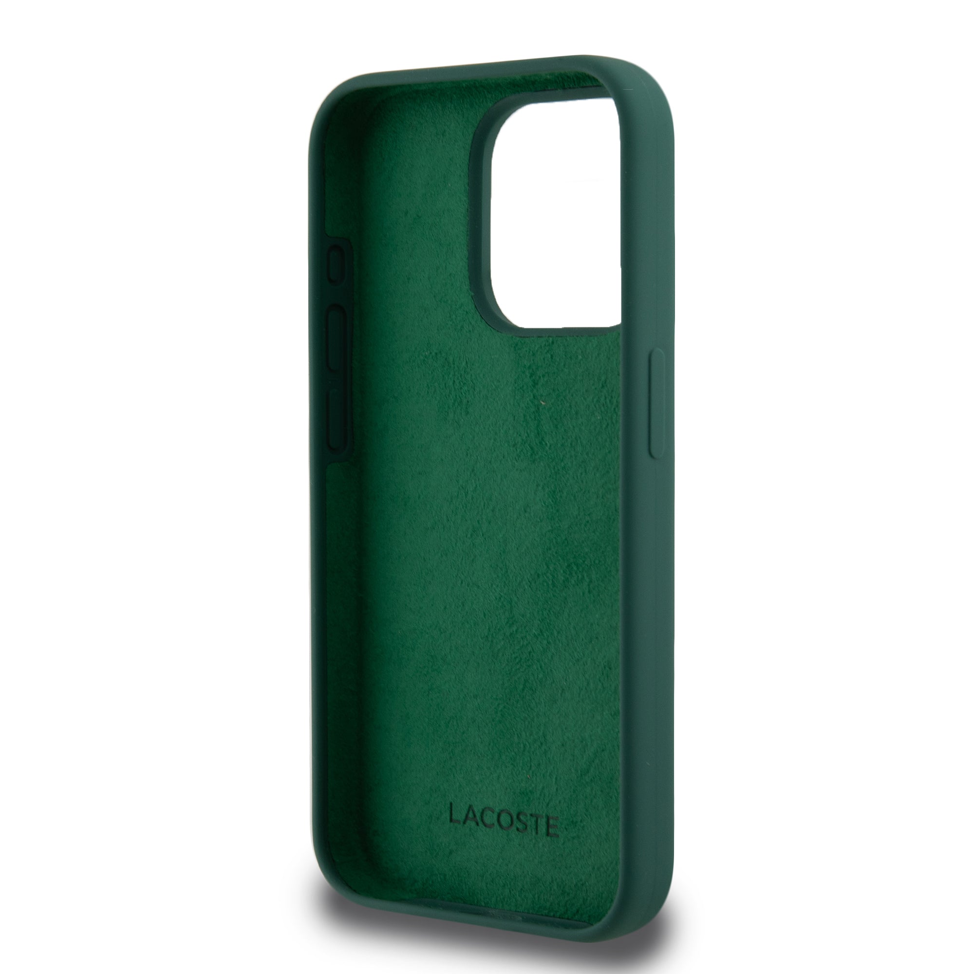 Lacoste Oval Logo Hard Case Θήκη προστασίας από Σιλικόνη για iPhone 15 Pro (Πράσινο/Λευκό)