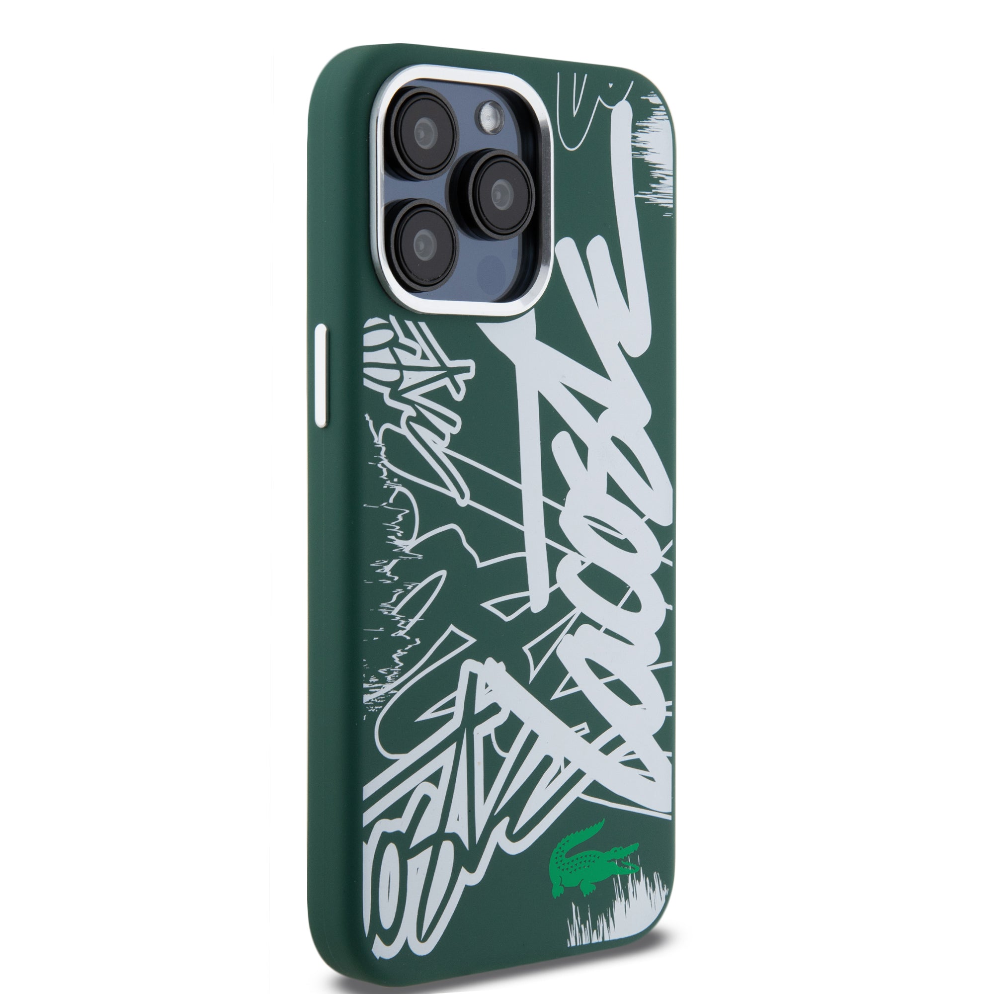 Lacoste Graffiti Hard Case Θήκη προστασίας από Liquid σιλικόνη iPhone 15 Pro Max (Πράσινο/Λευκό)