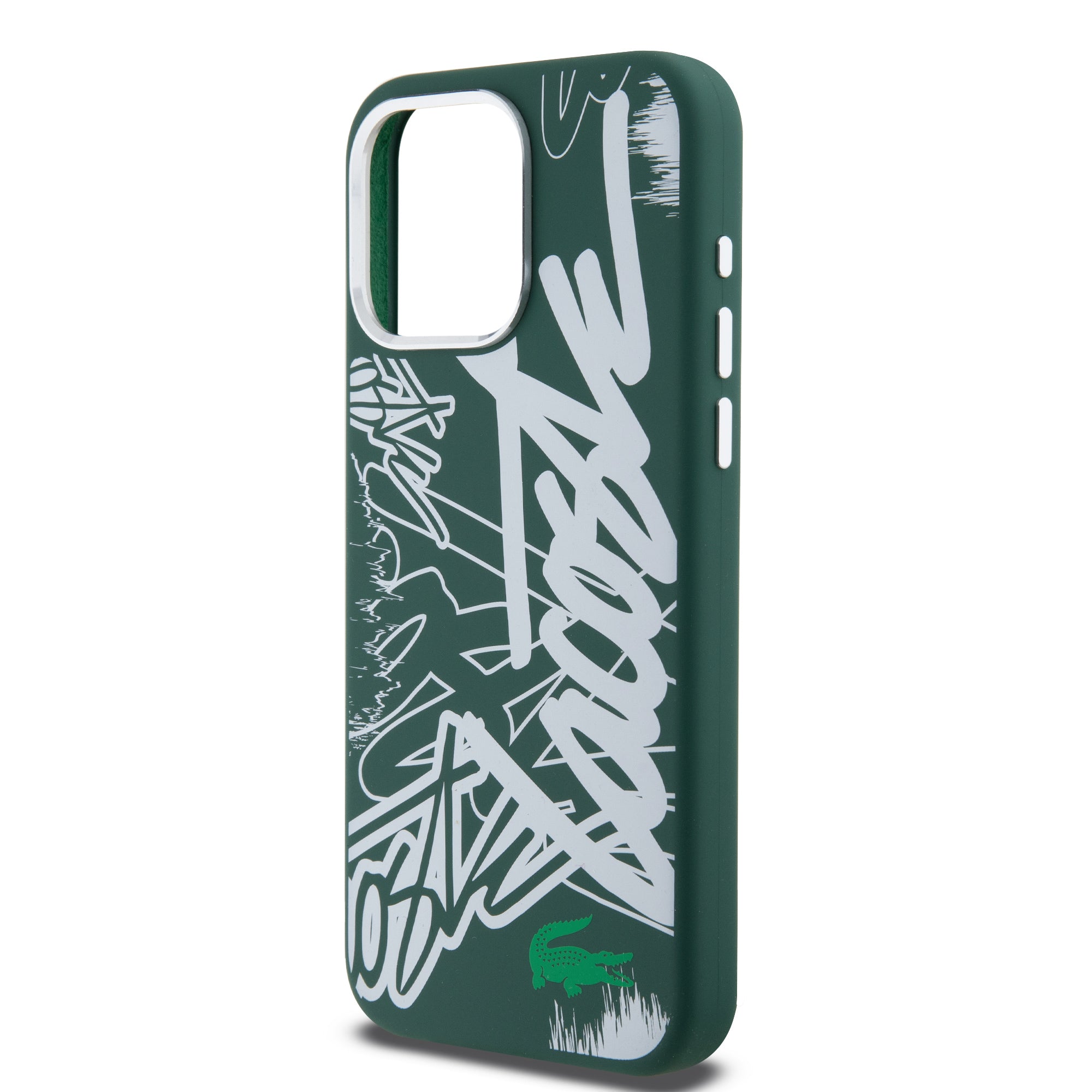 Lacoste Graffiti Hard Case Θήκη προστασίας από Liquid σιλικόνη iPhone 15 Pro Max (Πράσινο/Λευκό)
