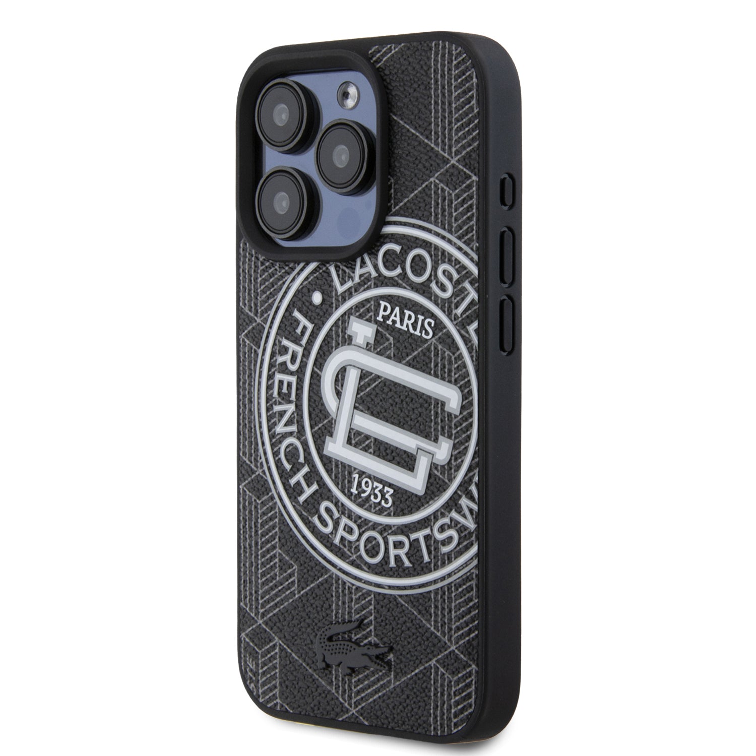 Lacoste Magsafe PVC Mono Sportswear Hard Case Θήκη προστασίας από σκληρό πλαστικό για iPhone 15 Pro (Sinople/Black)
