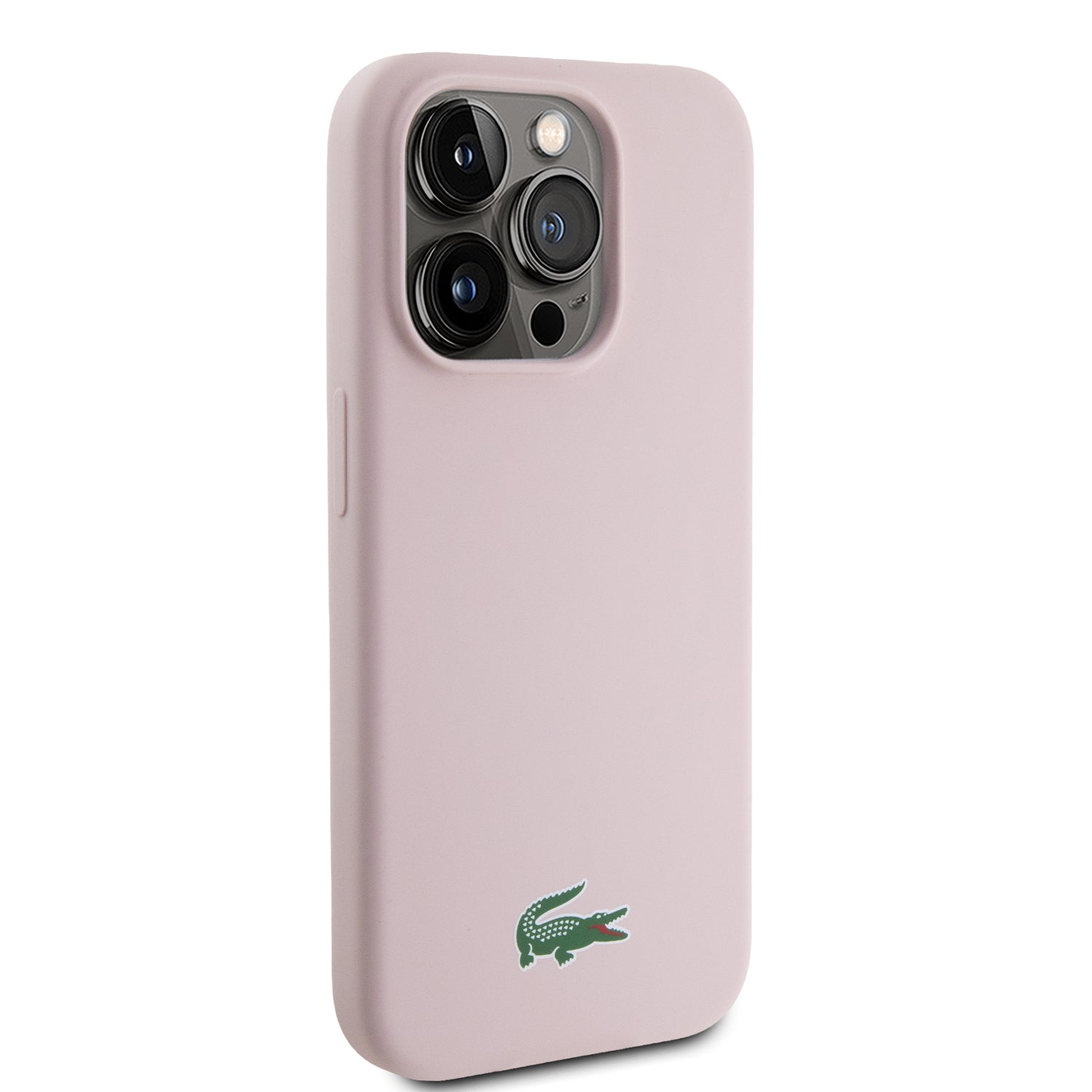 Lacoste Magsafe Croc Logo Hard Case Θήκη προστασίας από Σιλικόνη για iPhone 15 Pro (Ροζ)