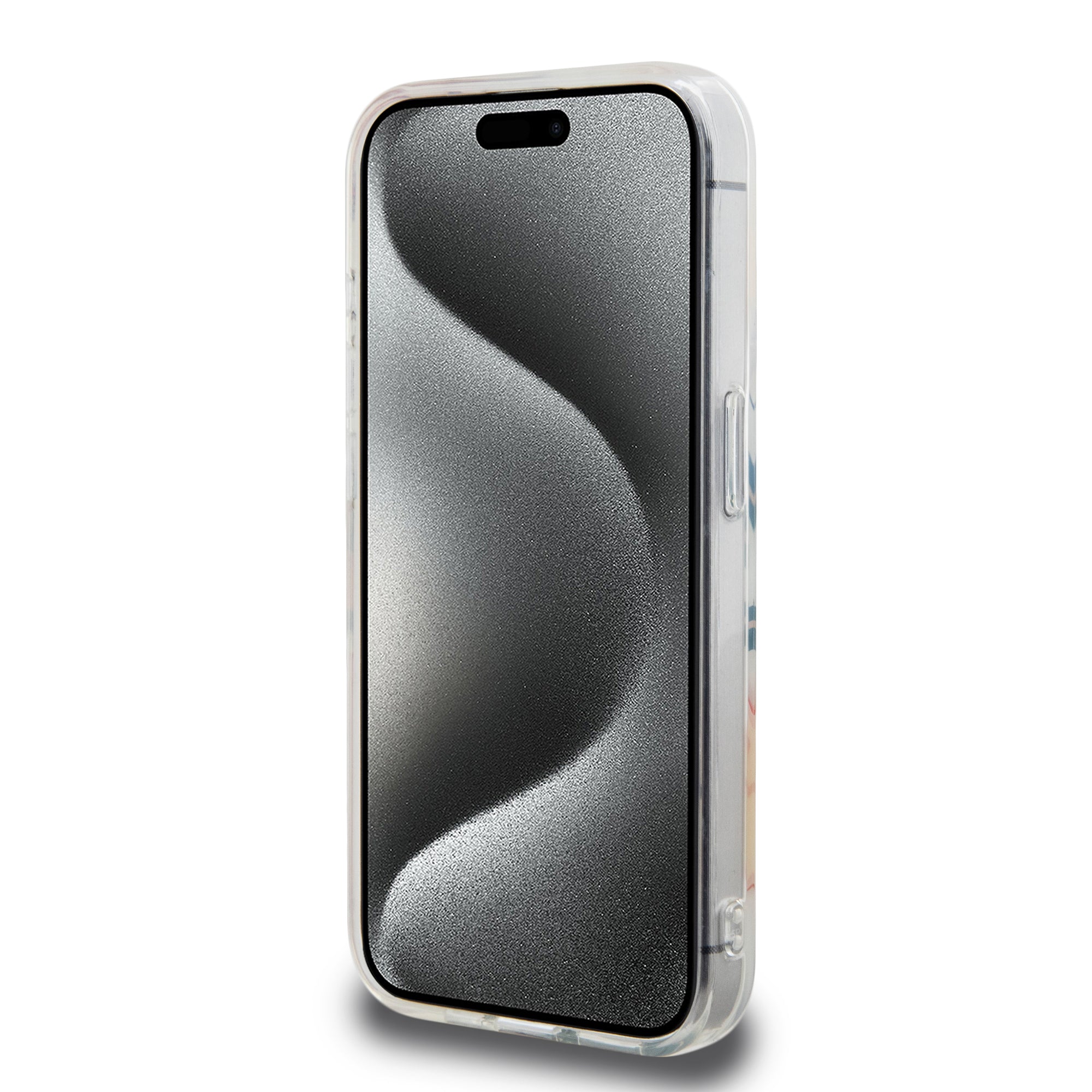 Lacoste Magsafe Double Layer Patch Hard Case Θήκη προστασίας από Σιλικόνη για iPhone 15 Pro (White/Orange)
