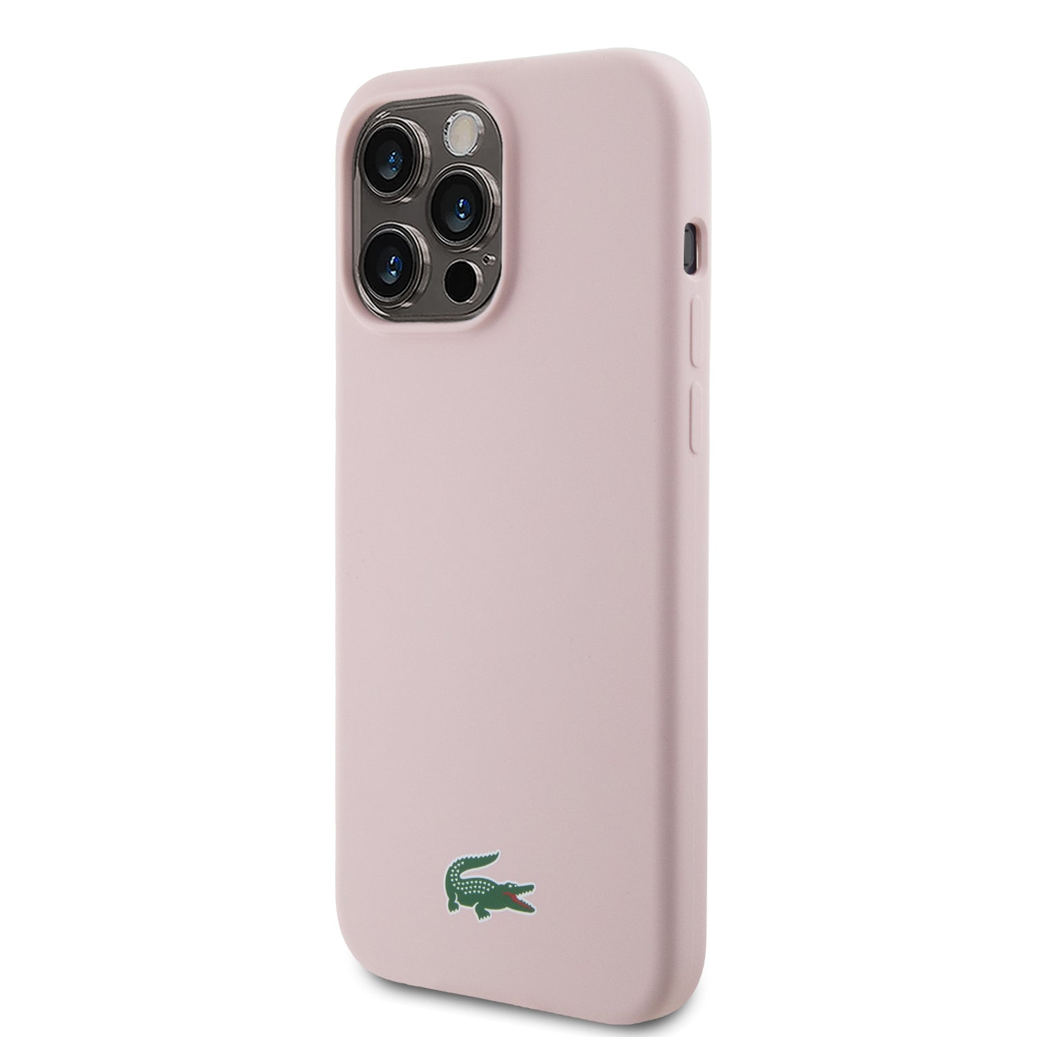 Lacoste Magsafe Croc Logo Hard Case Θήκη προστασίας από Σιλικόνη για iPhone 15 Pro Max (Ροζ)
