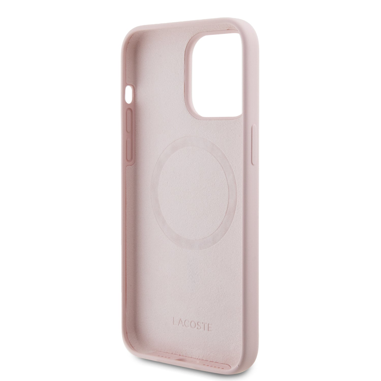 Lacoste Magsafe Croc Logo Hard Case Θήκη προστασίας από Σιλικόνη για iPhone 15 Pro Max (Ροζ)