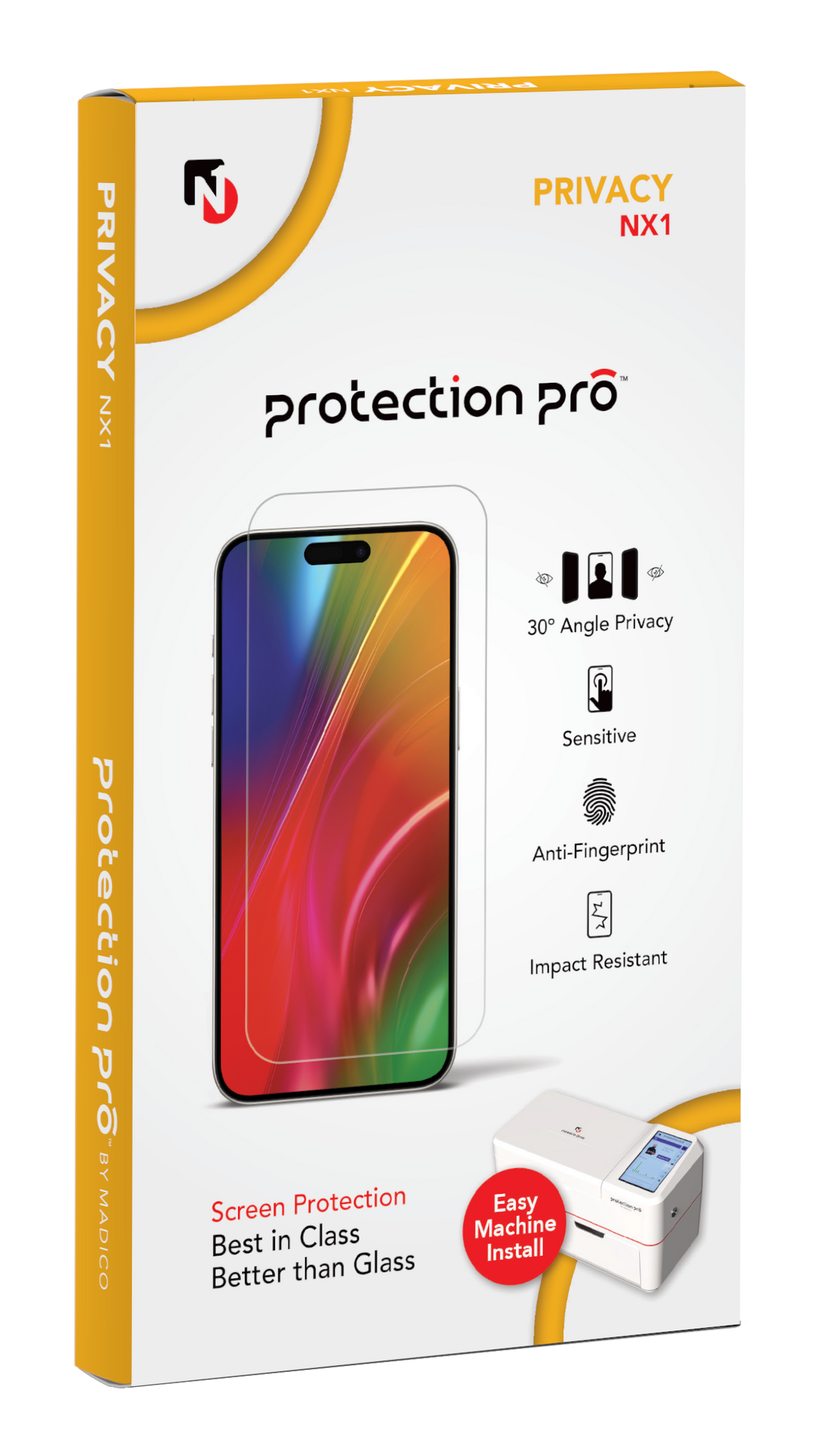 ProtectionPro Privacy NX1 – Μεμβράνη προστασίας οθόνης – Small (S)
