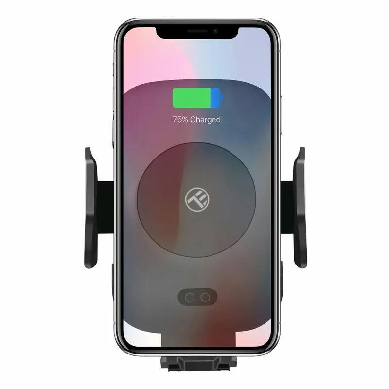 Tellur Fast Wireless Car Charger & Motorized Mount Βάση ασύρματης φόρτισης & Ασύρματος ταχυφορτιστής αυτοκινήτου κατάλληλος για Smartphone (Black) – PhoneBazaar