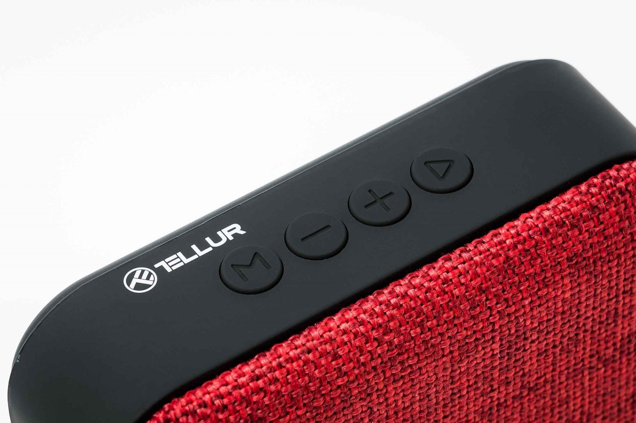 Tellur Callisto Φορητό Bluetooth Ηχείο με FM Radio & Λειτουργία Hands-Free – Κόκκινο