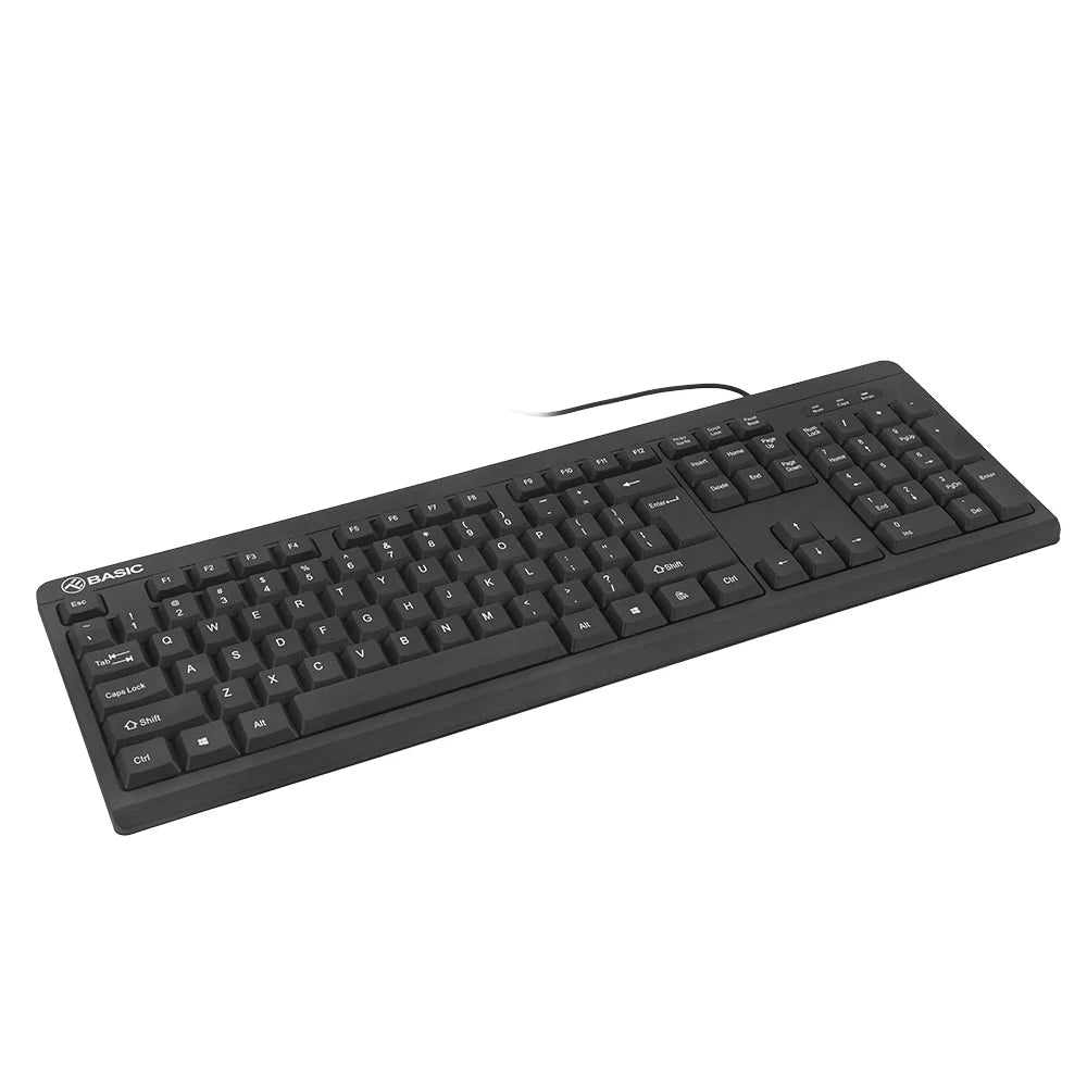 Tellur Basic Wired Keyboard US, USB – Μαύρο (US QWERTY, καλώδιο 1,35 m)