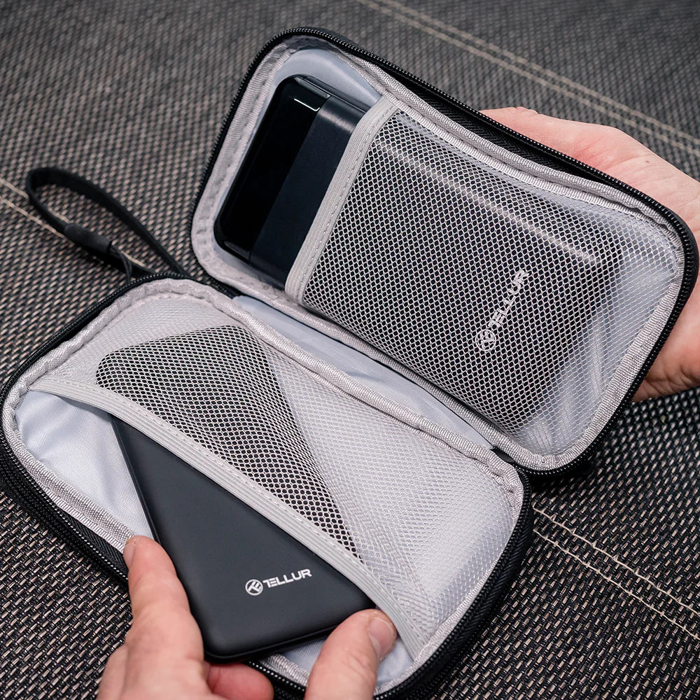Tellur Universal Travel Cable Organizer- Τσάντα οργάνωσης Ταξιδιου σε Μαύρο χρώμα (TLL193011)