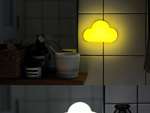 Designnest® NightLamp Cloud |MUID| Φωτάκι νυκτός συννεφάκι με ηχητική ενεργοποίηση (λευκό)