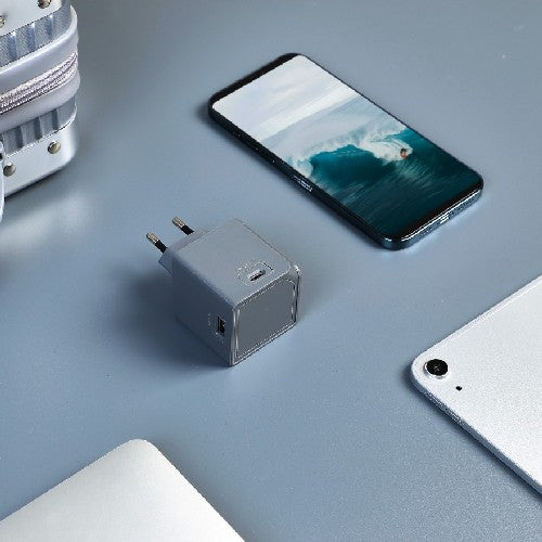Allocacoc - USBcube Original - 2x USB-A+ 2x USB-C - 65W - Γκρι  DH1253GY/EUPD65