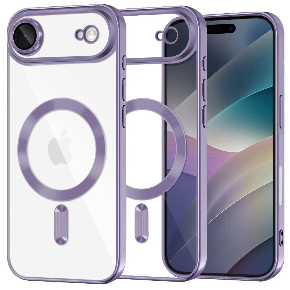 Θήκη Διάφανη MagSafe Gloss Μώβ για iPhone Air – PhoneBazaar