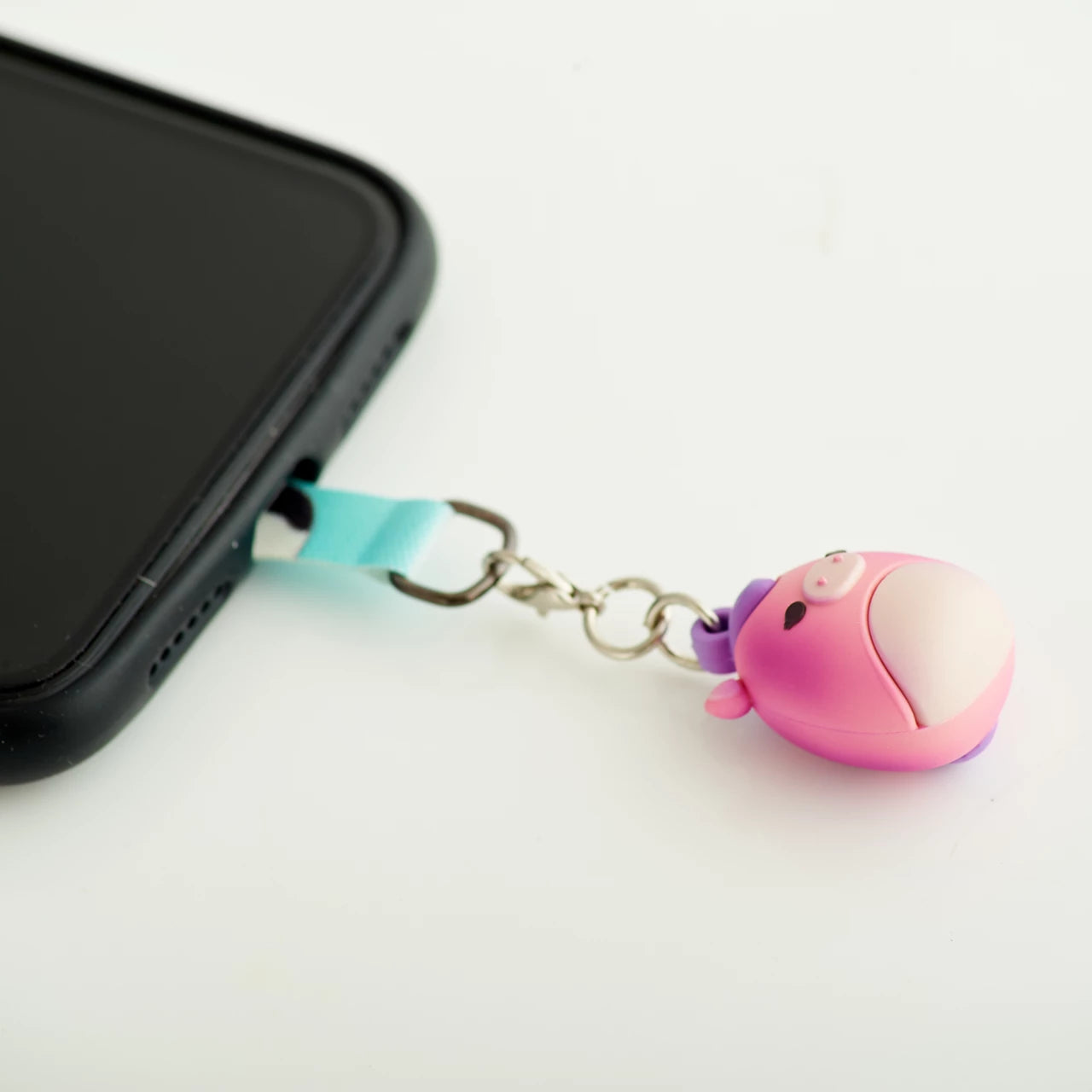 Lazerbuilt Squishmallows Lola the Unicorn Mobile Charm – Universal Μπρελόκ Κινητού με Pad Σύνδεσης