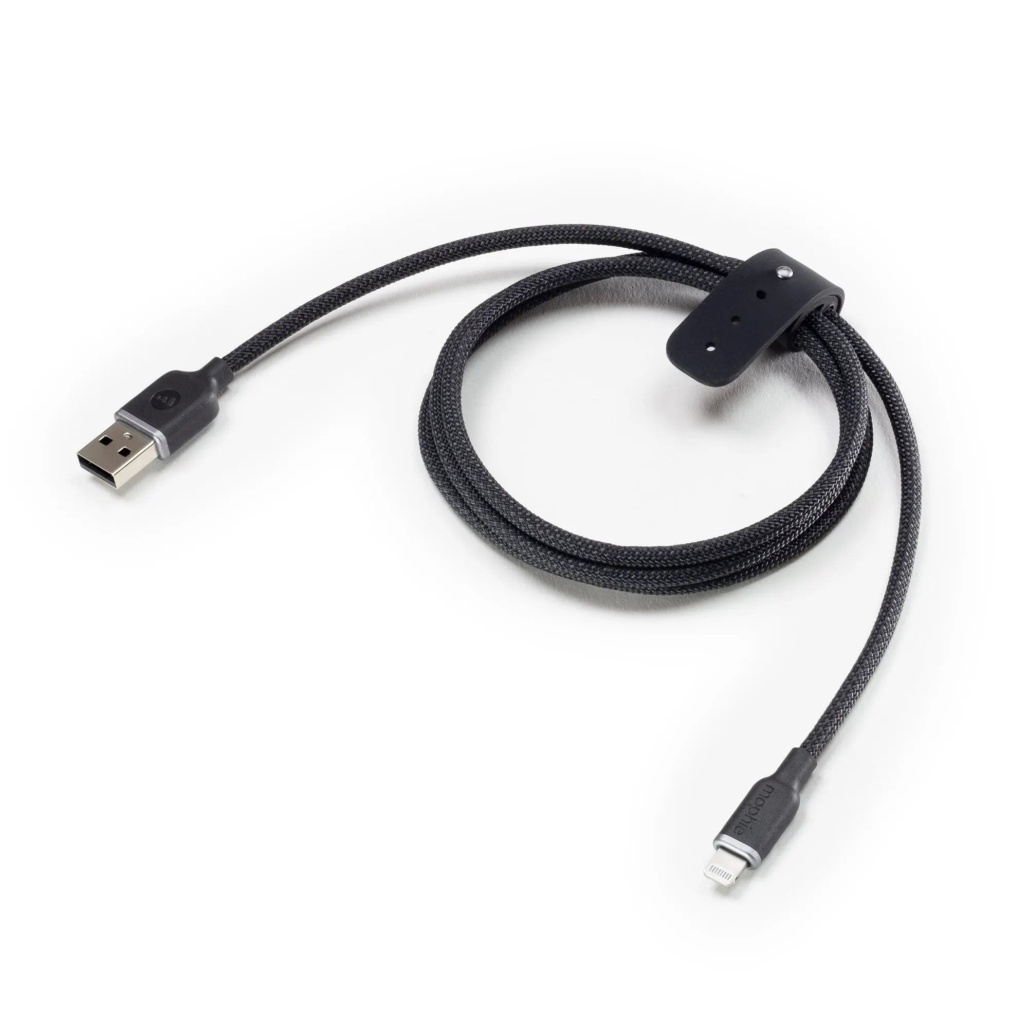 Mophie Charge Stream® Καλώδιο φόρτισης Lightning to USB-A (1 μέτρο – μαύρο braided) – PhoneBazaar