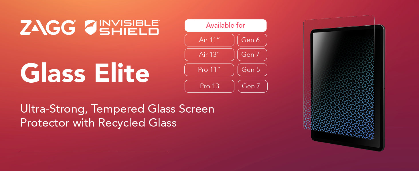 ZAGG Glass Elite για Apple iPad Air 13″ (M2 - 2024)