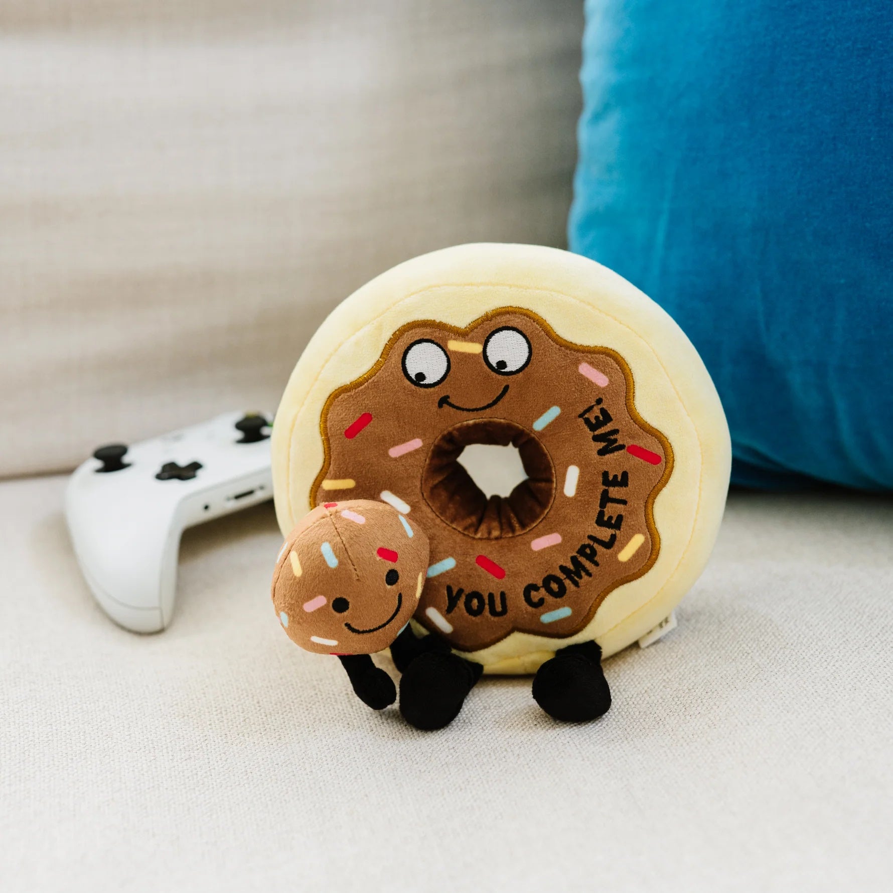 Punchkins Plush Donut Λούτρινο – "You Complete Me"