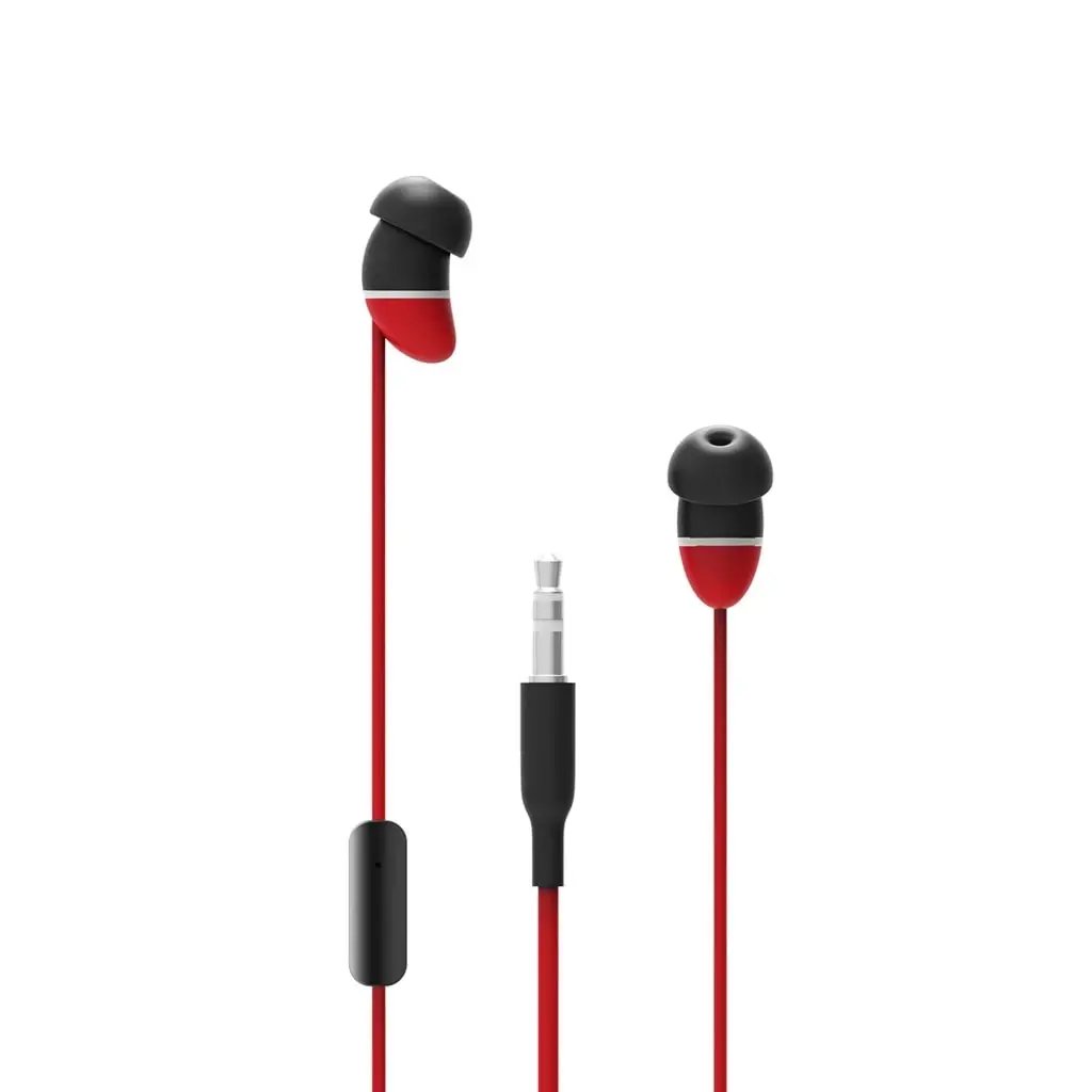 Designnest earBeans |Bass| Ελαφριά ακουστικά σε σχήμα φασολιού (κόκκινο) – PhoneBazaar