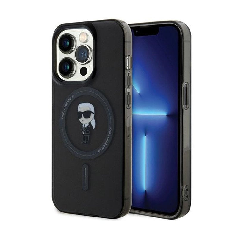 Θήκη Karl Lagerfeld Apple iPhone 14 Pro Max IML Ikonik MagSafe Μαύρο