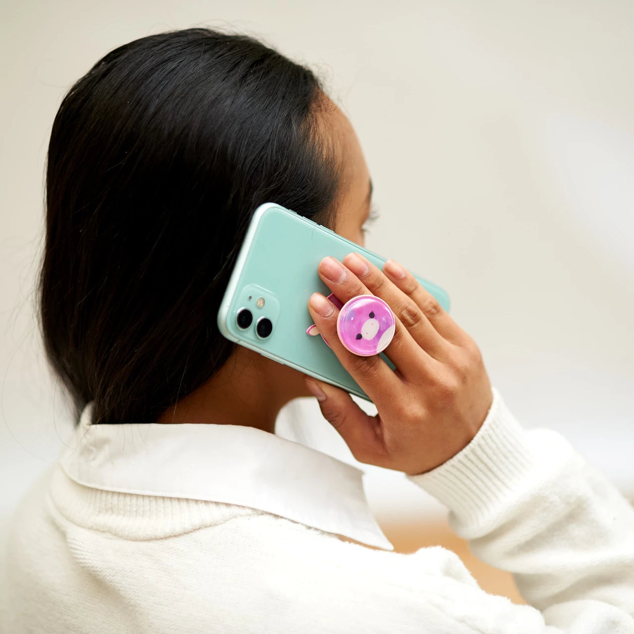 Lazerbuilt Squishmallows Lola the Unicorn – Universal Phone Grip & Βάση Στήριξης
