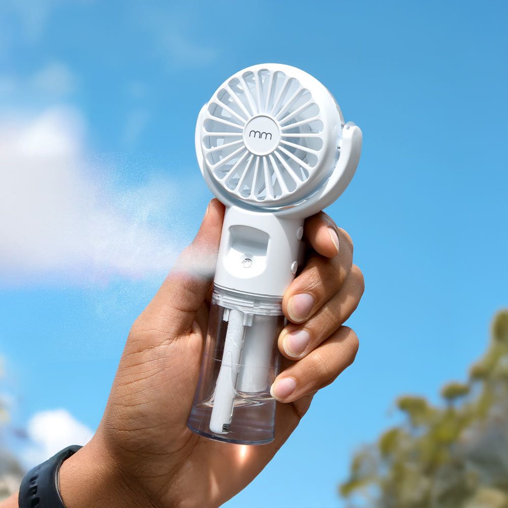 Mini Mist Fan – Φορητός Ανεμιστήρας με Λειτουργία Ψεκασμού Ομίχλης