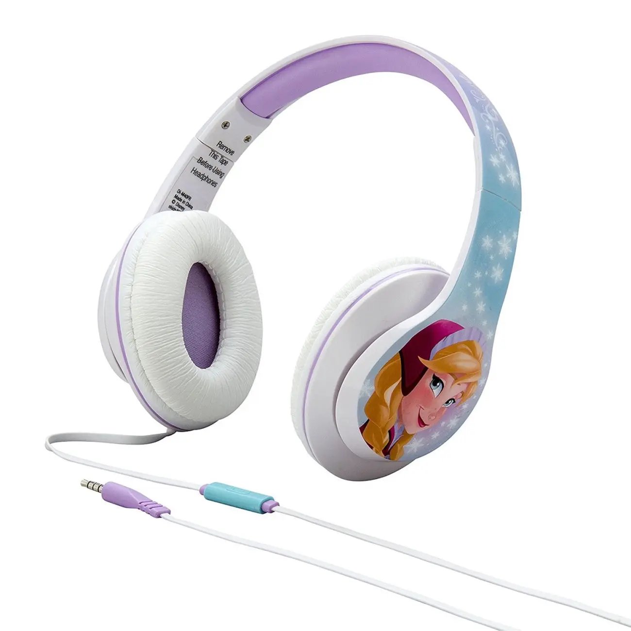 eKids Frozen Ενσύρματα Ακουστικά με ασφαλή μέγιστη ένταση ήχου για παιδιά και εφήβους και ενσωματωμένο μικρόφωνο (DI-M40FR) (Λευκό/Γαλάζιο/Μωβ) – PhoneBazaar