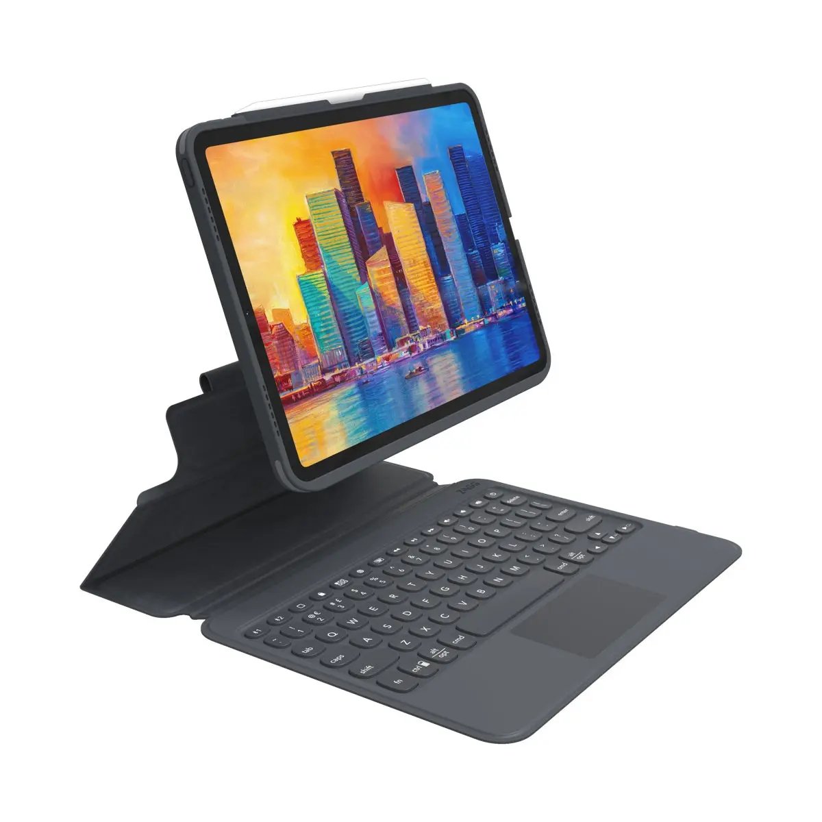 ZAGG Pro Keys με Trackpad Θήκη με πληκτρολόγιο για Apple iPad Air 10,9" 4ης Γενιάς & iPad Pro 11,0" (1ης, 2ης, 3ης Γενιάς) σε charcoal χρώμα για 103407937 – PhoneBazaar