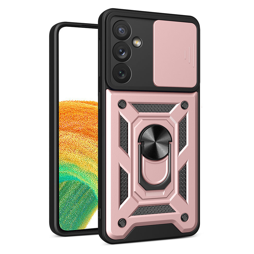 Υβριδική Θωρακισμένη Camshield Θήκη Για Samsung Galaxy A34 5g Armored Θήκη Με Camera Cover Pink – PhoneBazaar