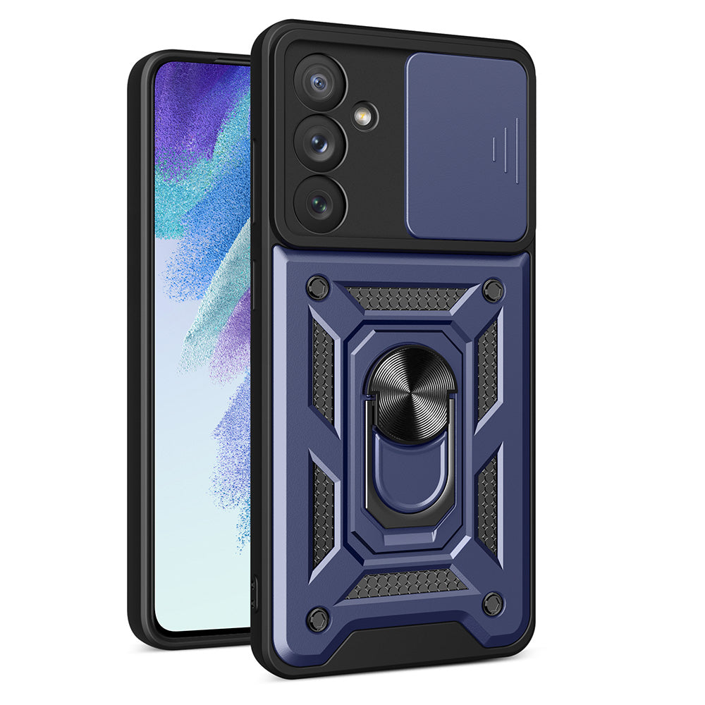 Υβριδική Θωρακισμένη Camshield Θήκη Για Samsung Galaxy A54 5g Armored Θήκη Με Camera Cover Blue – PhoneBazaar