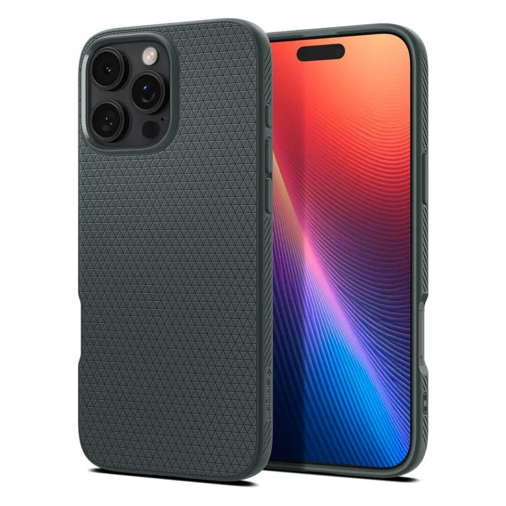 Spigen Liquid Air Case For Iphone 16 Pro Max για Green – PhoneBazaar