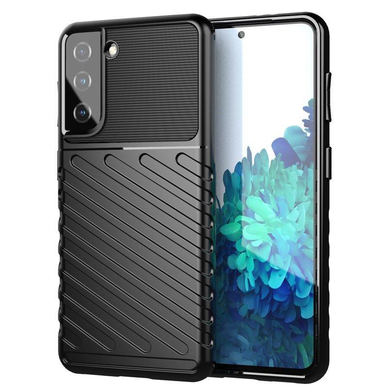 Thunder Θήκη Θήκη Για Samsung Galaxy S23+ Silicone Armor Θήκη Black – PhoneBazaar