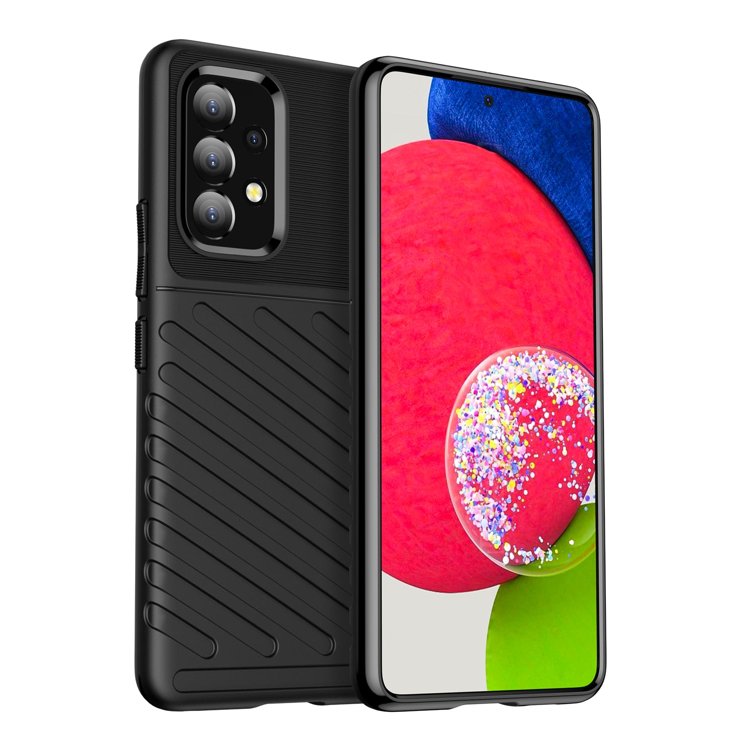 Thunder Θήκη Flexible Armored Cover Για Samsung Galaxy A53 5g Black – PhoneBazaar