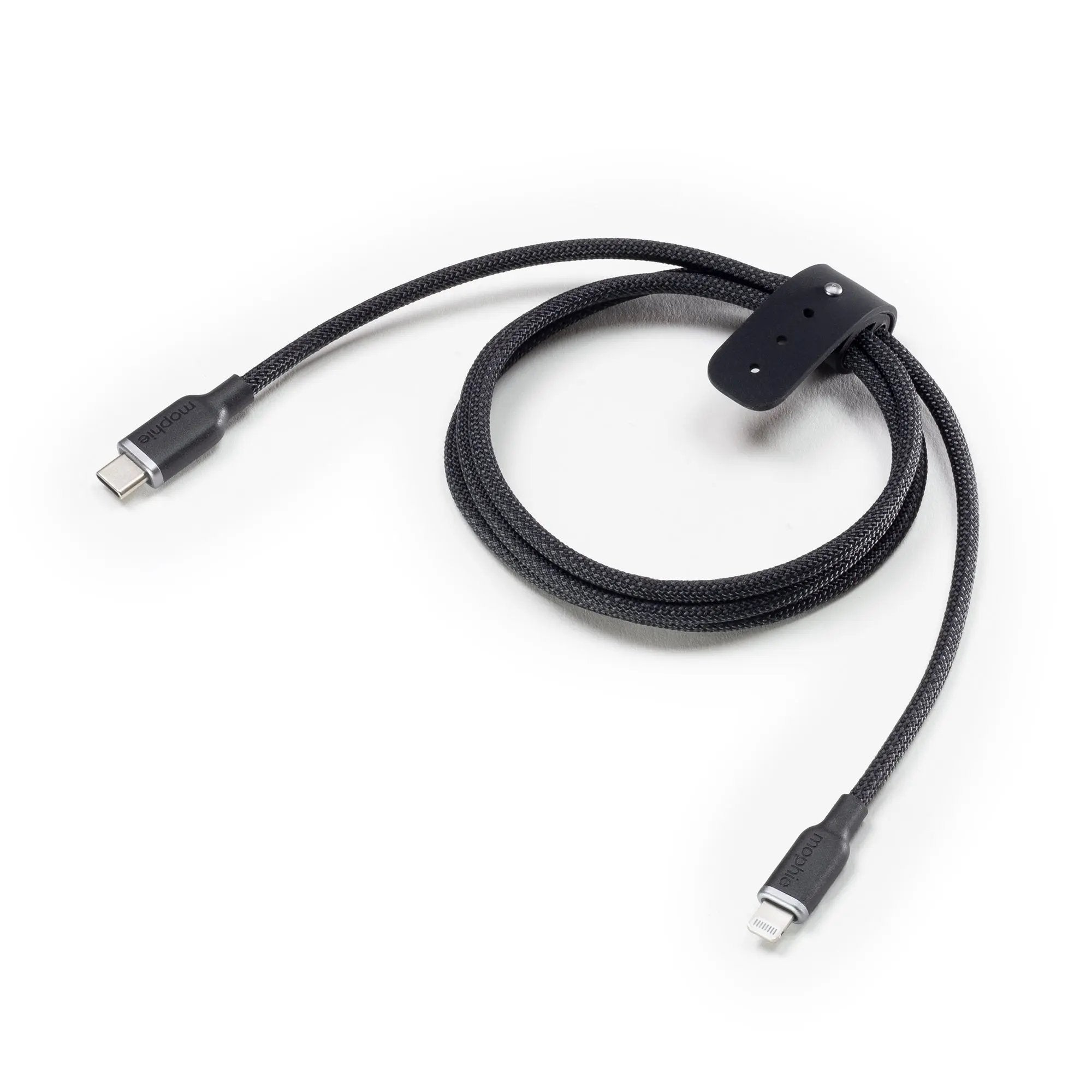 Mophie Charge Stream® Καλώδιο φόρτισης Lightning to USB-C (1 μέτρο – μαύρο braided) – PhoneBazaar