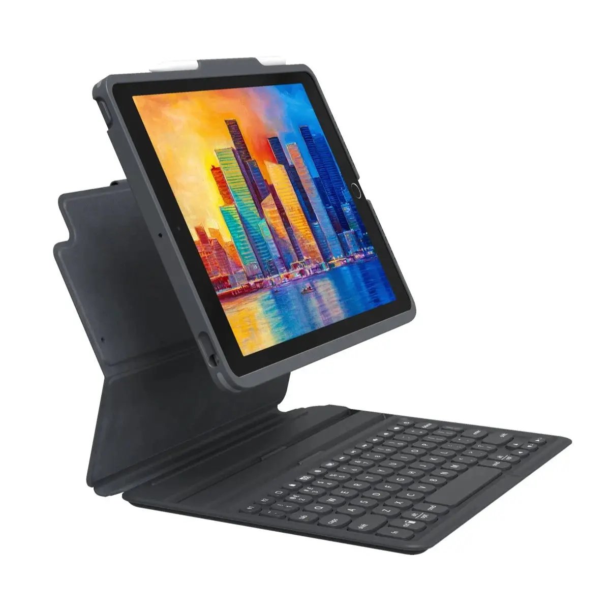 ZAGG Pro Keys Θήκη με πληκτρολόγιο για Apple iPad 10,2″ (7ης / 8ης / 9ης Γενιάς) σε charcoal χρώμα (UK) – 103407134 – PhoneBazaar