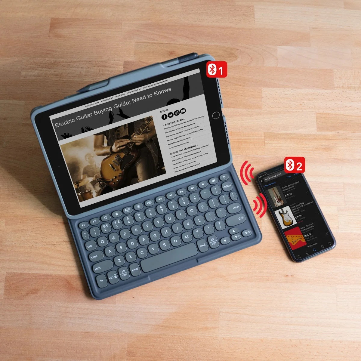 ZAGG Pro Keys Θήκη με πληκτρολόγιο για Apple iPad 10,2″ (7ης / 8ης / 9ης Γενιάς) σε charcoal χρώμα (UK) – 103407134