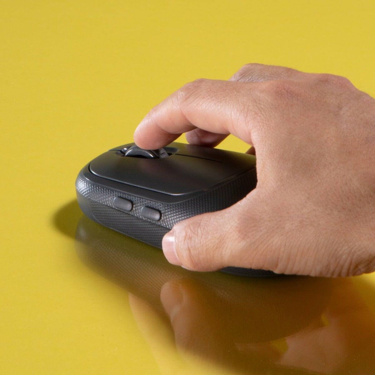 Zagg Pro Mouse Ασύρματο Ποντίκι με Qi Ασύρματη φόρτιση σε χρώμα space grey